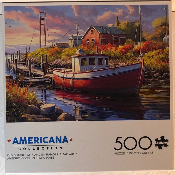 Buffalo Games Other - Buffalo Games - Old Boathouse - 500 Piece Jigsaw Puzzle